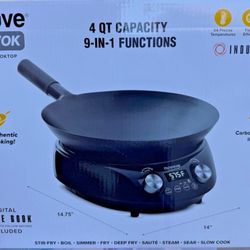 Nuwave  Hot Wok with 14" Carbon Steel Wok,