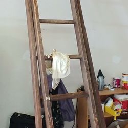 Wooden ladder 