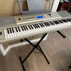 Yamaha YPG-235 Piano-focused 76-key Yamaha Portable Grand Keyboard with Portable Stand! 