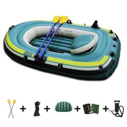 🎁 BRAND NEW DSVDAA Kayak, 2-Person Inflatable Kayak Set with Aluminum Oars and High Output Air Pump