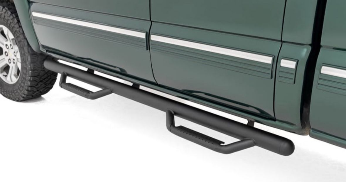Brand New Rough Country Nerf Step Bars Running Boards 09-06 Chevy Silverado RCC9989QCA