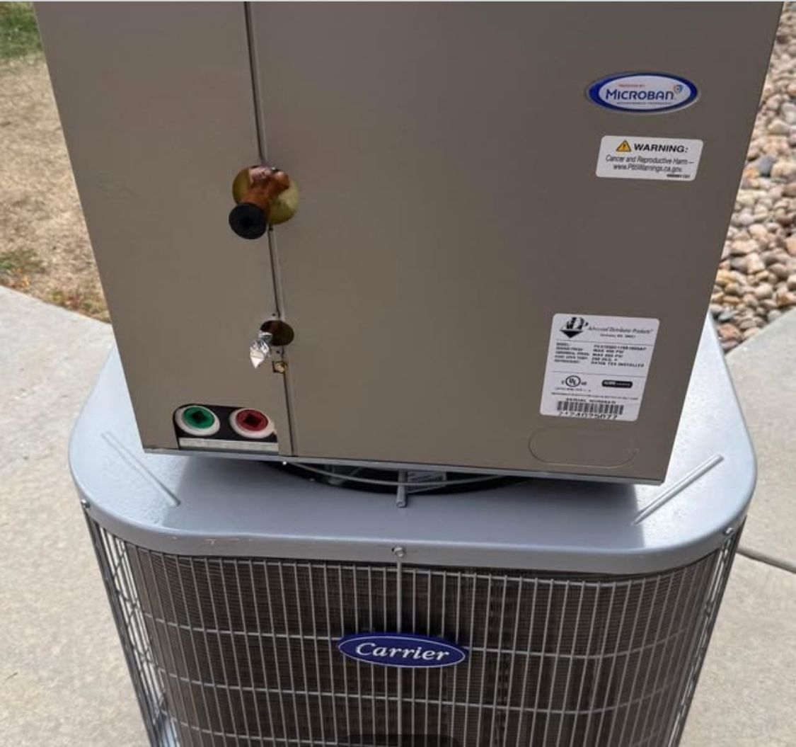 2 ton carrier AC condenser and evaporator coil 