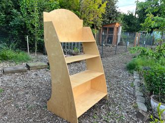 Handmade Baltic birch bookshelf