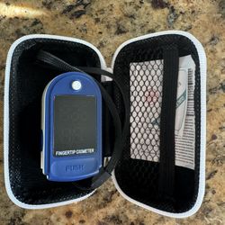 New Fingertip Oximeter With A Case