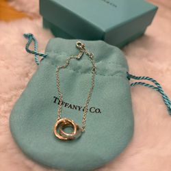 Tiffany Interlocking Circles Chain Bracelet 