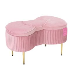 Hello Kitty Bow Storage Bench Pink 