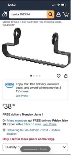 Makita Cultivator Hoe Weeding Blade