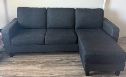 Sectional Couch with Storage Ottoman