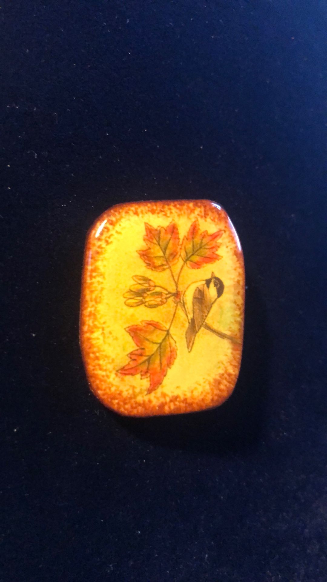 Wildlife Brooch With Bird