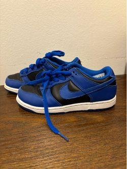 Nike Dunk Low Royal Blue Black Toddler Shoes