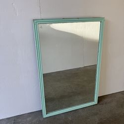 Antique Pastel Green Mirror
