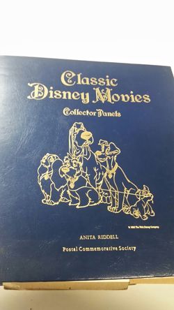 Classic Disney movie stamp panels