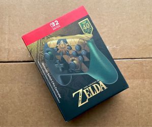 Nintendo Switch 2 Legend of Zelda Pro Controller 40th anniversary