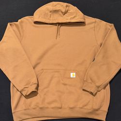 Carhartt Brown Loose Fit Long Sleeve Sweatshirt Mens Size XL