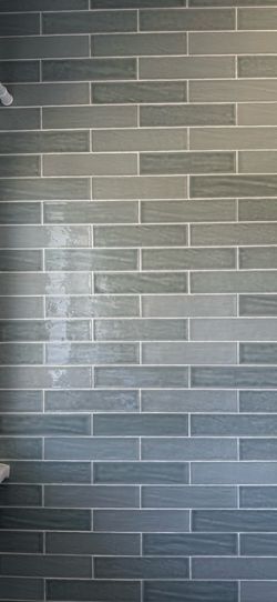 Bedrosians Marin 2.5x10 Glossy Ceramic Wall Tile - Aloe Green