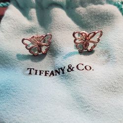 Tiffany & Co 925 Butterfly Earings