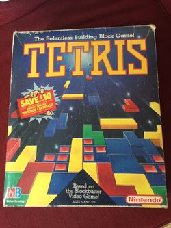 1989 Nintendo Tetris board game by Milton Bradley