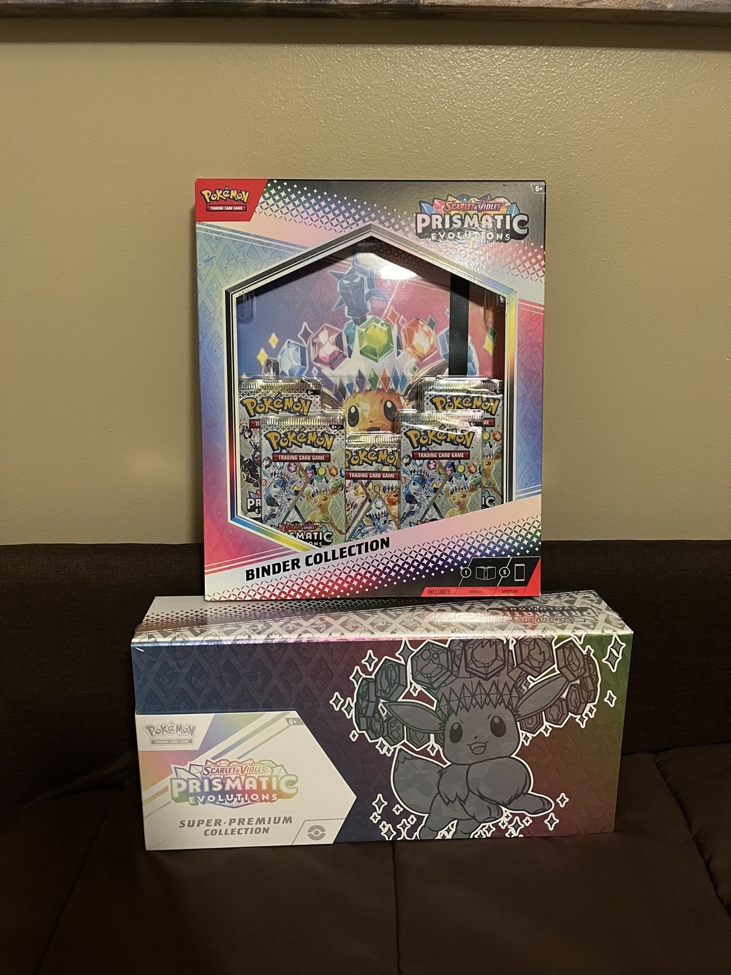Prismatic Evolutions Super Premium Collection Box & Binder Collection