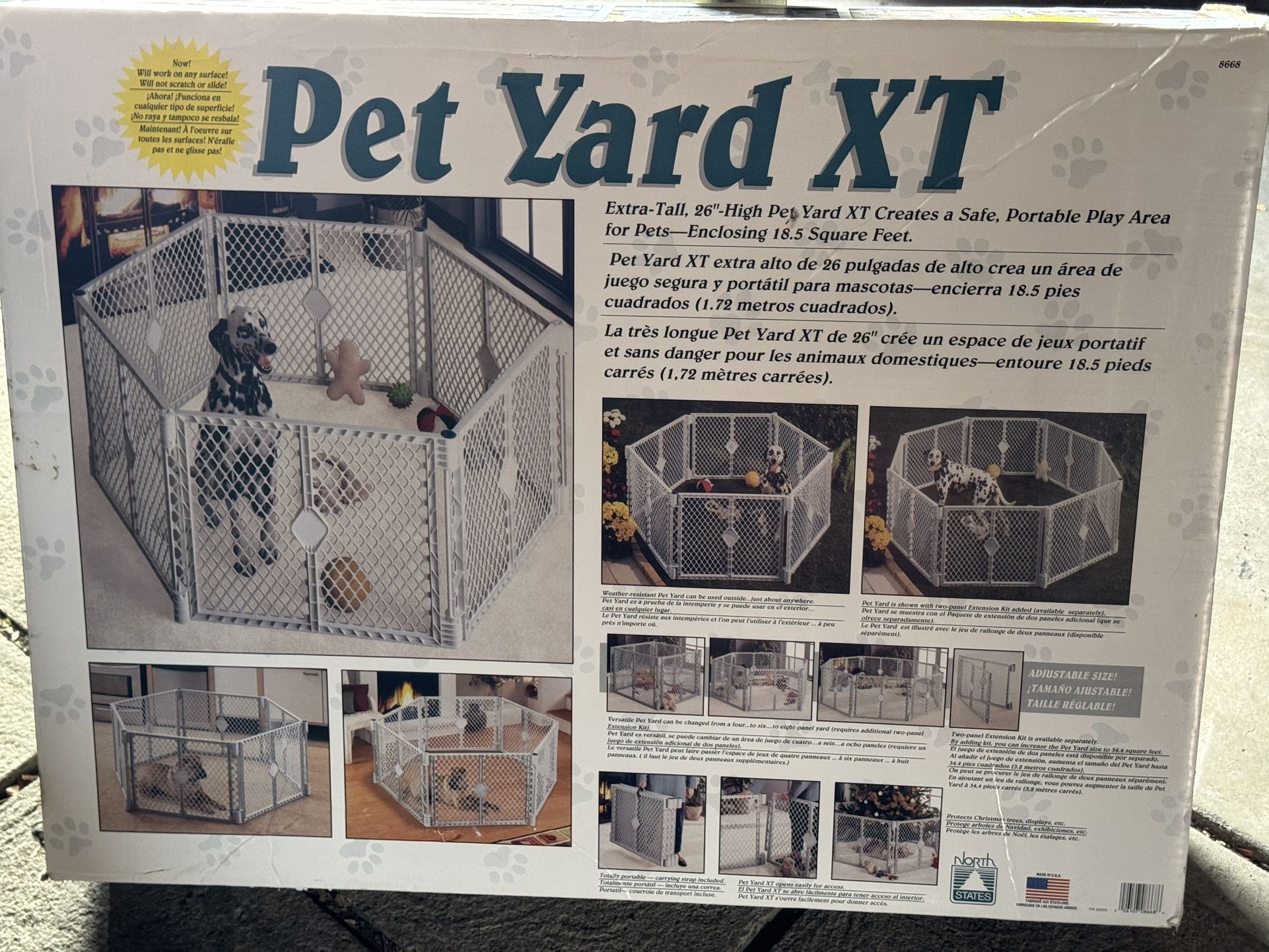 Extra Tall 26” H Pet Yard