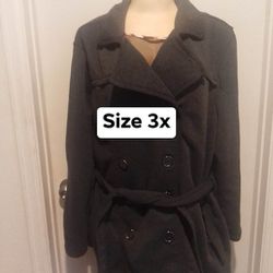New Women's coat size 3X