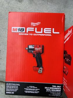 Milwaukee mid torque impact w/batteries