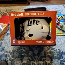 Riddell Speed Replica Football Helmet Miller Lite