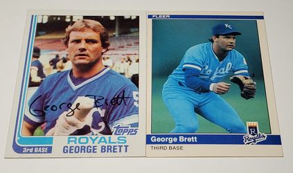 1982 /1984 George Brett Baseball Cards
