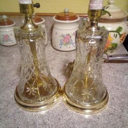2 Crystal Lamps