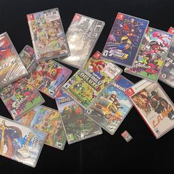 WHOLESALE Nintendo Switch Game Cartridge Lot of 15: Mario Pokémon FiFa 23 etc..