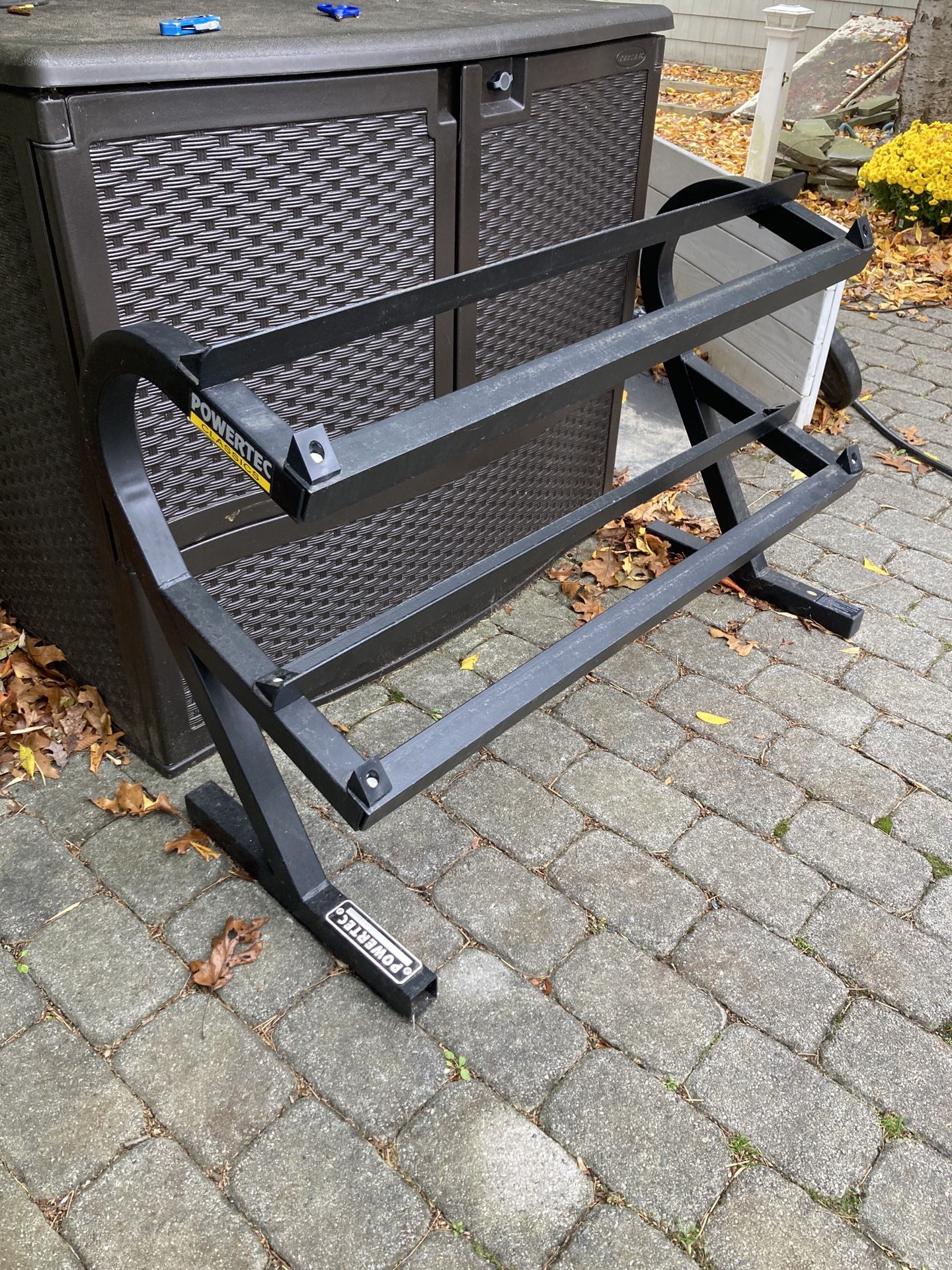 Powertec Heavy Duty 2 Tier Dumbbell Rack - 54” Long