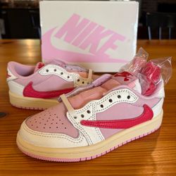 Travis Scott x Air Jordan 1 Low OG SP (PS) size 11c ‘Sail Tropical Pink’