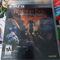 Resident Evil Operation Raccoon City PlayStation 3/PS3 (Read Description)