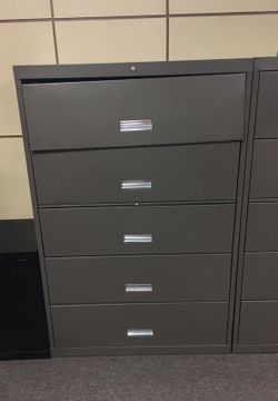 5 draws File Cabinet (good deals) office