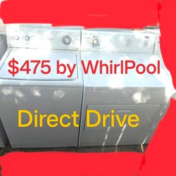 $475 by WhirlPool washer dryer / water heater boiler stackable stove