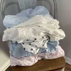 Baby Crib Sheets, Changing Pad Covers, Blankets, Bibs, And Burp Rags