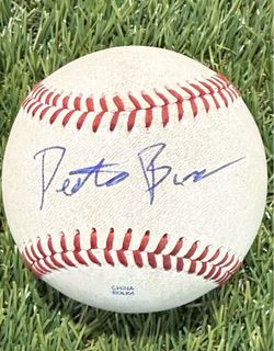 PEYTON BONDS GAME USED MINOR LEAGUE BASEBALL AUTOGRAPH ✍️