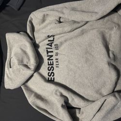 Essentials hoodie dark oatmeal 