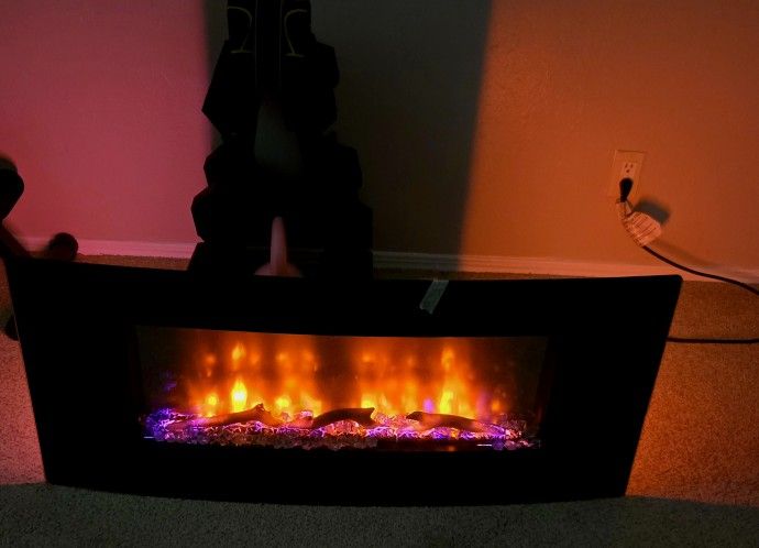 Led Fireplace/ Heater Bluetooth Speaker