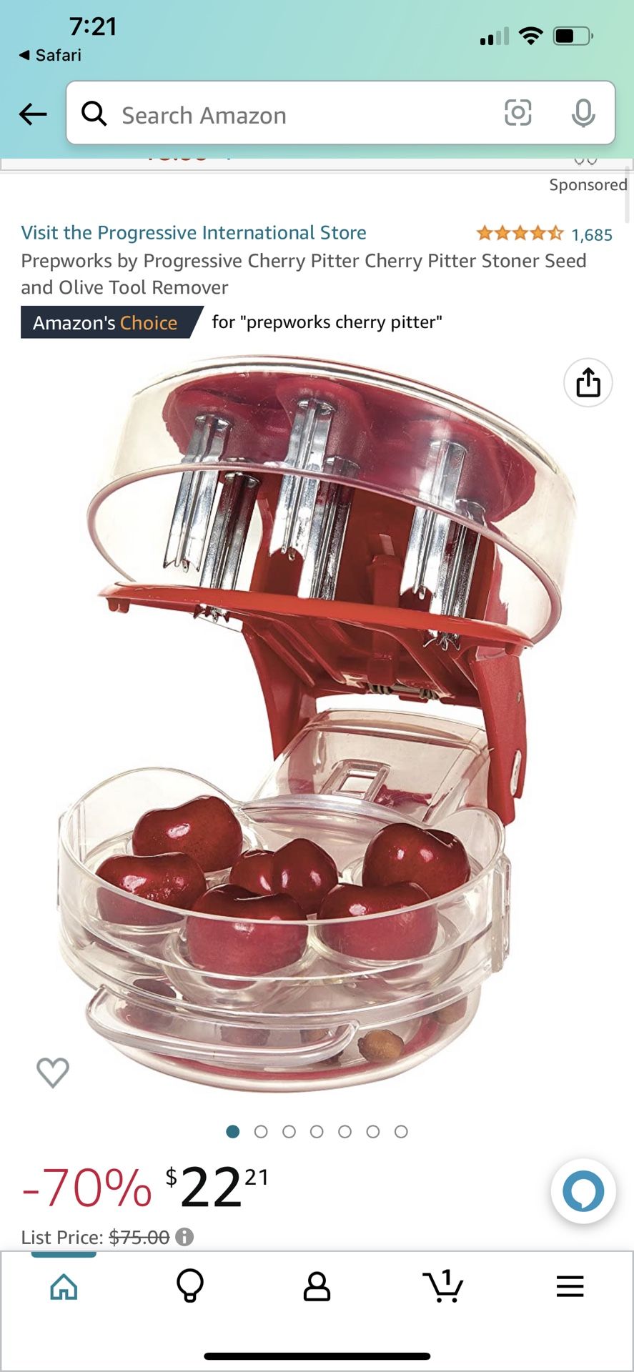 Prepworks Cherry Pitter 🍒