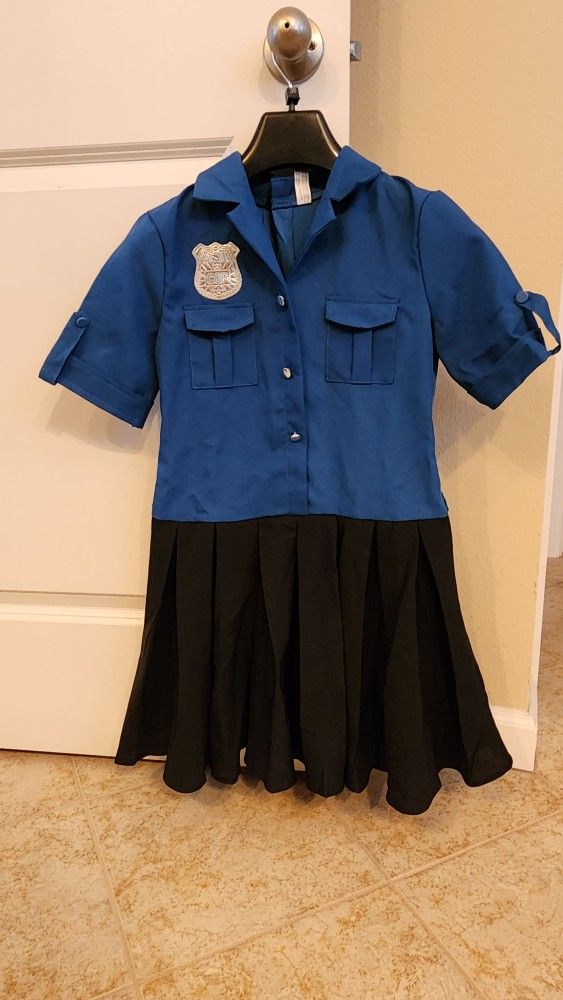 Girls/Petite Woman Police Officer Costume