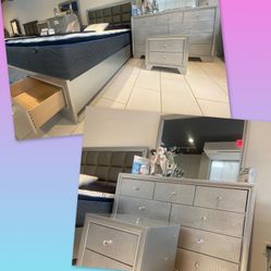 Cindy Platform Bedroom Set Start At $899 With Easy Finance