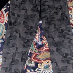 Nike Tech (Black & Grey) Camo Sweatpants