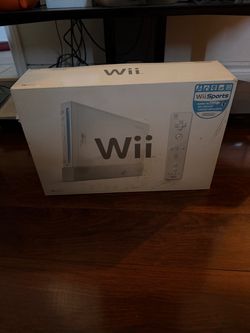 Nintendo Wii Console Box with Wii Sports