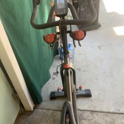 exercise bike with weights