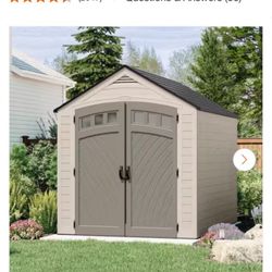 Suncast Vista 10 ft. W x 7 ft. D Plastic Shed (74.10 sq. f