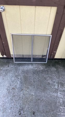 Bathroom window screen
