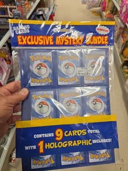 Pokemon 9 cards 1 holo include