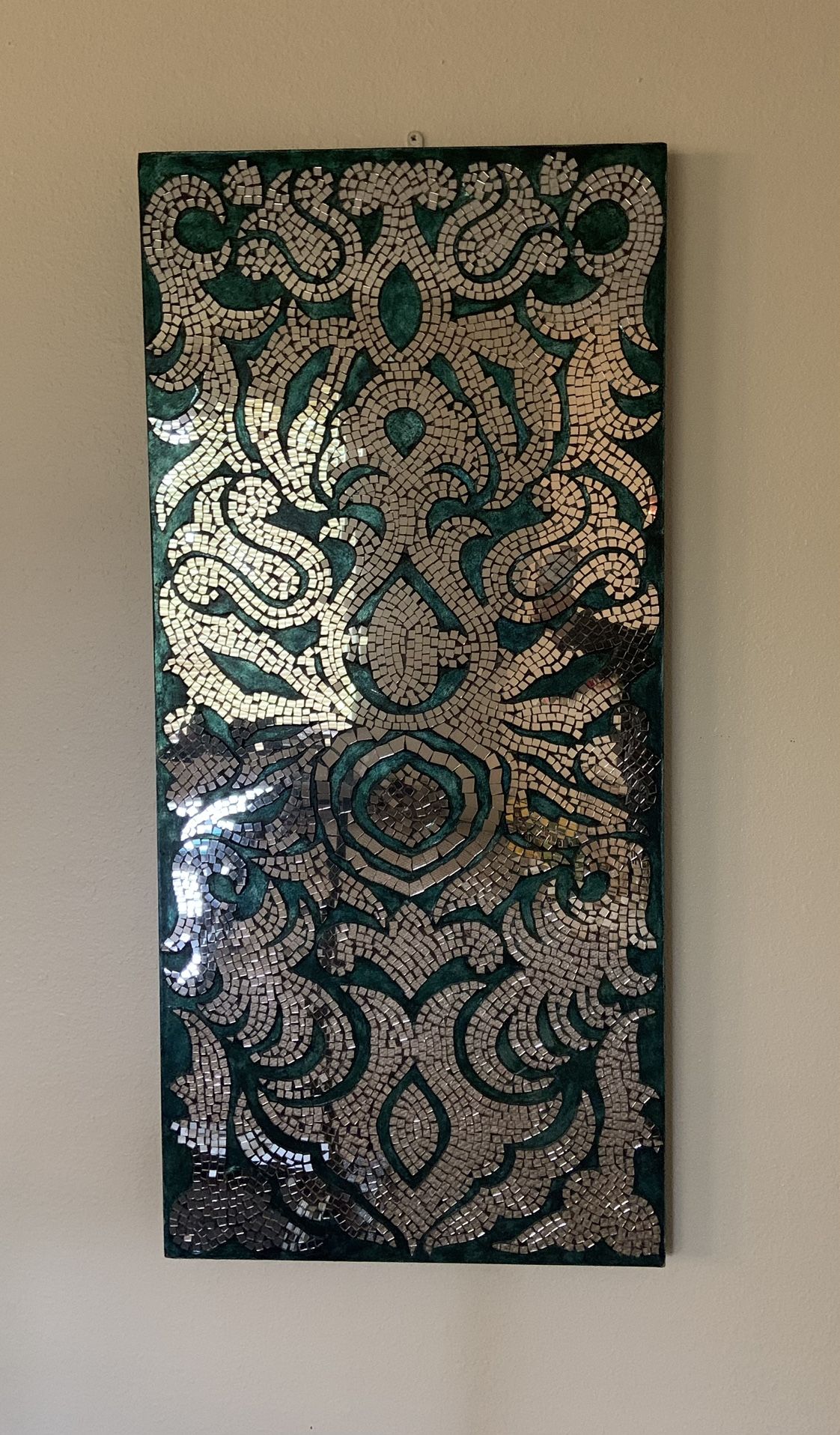 Beautiful Art Deco Style Mosaic Mirror Tile Wall Panel