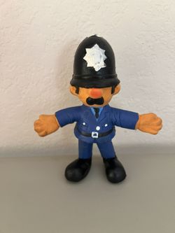 Vintage Collectible British Bendy Policeman 
