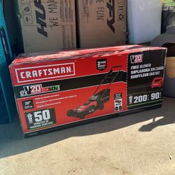 CRAFTSMAN 2 × 20 Volt Brushless Motor 20" Deck Cordless Push Lawn Mower